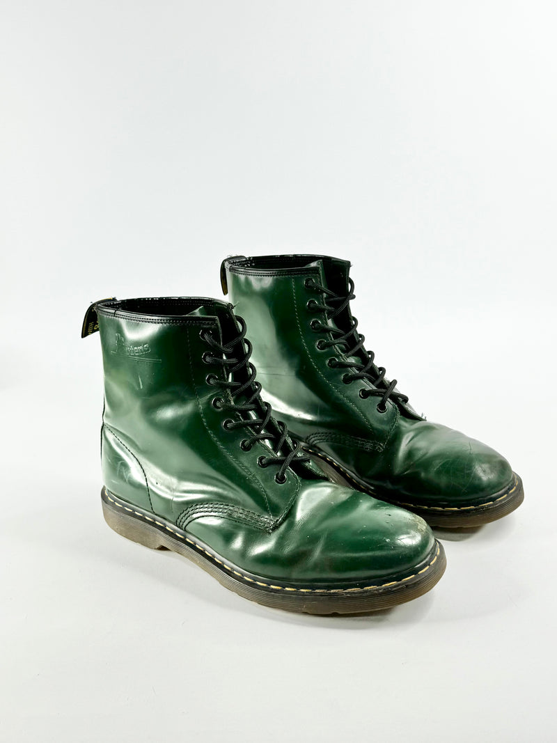 Dr. Martens 1460 Smooth Green Boots -