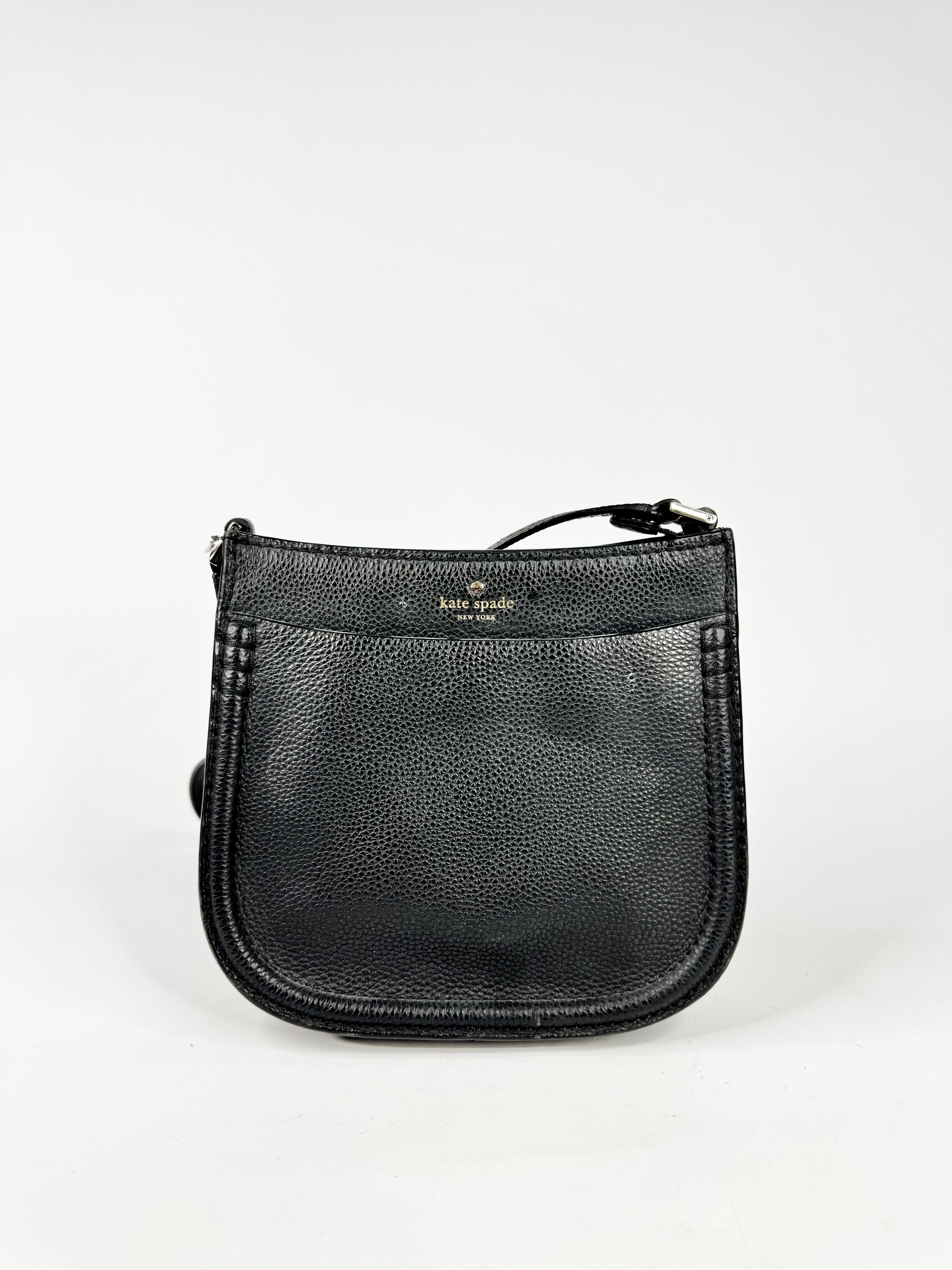 Kate Spade Black Leather Cross Body Bag