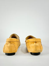 Basement Ochre Leather Loafers - EU43