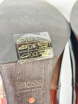 Hugo Boss Mahogany & Brown Leather Pumps - EU37