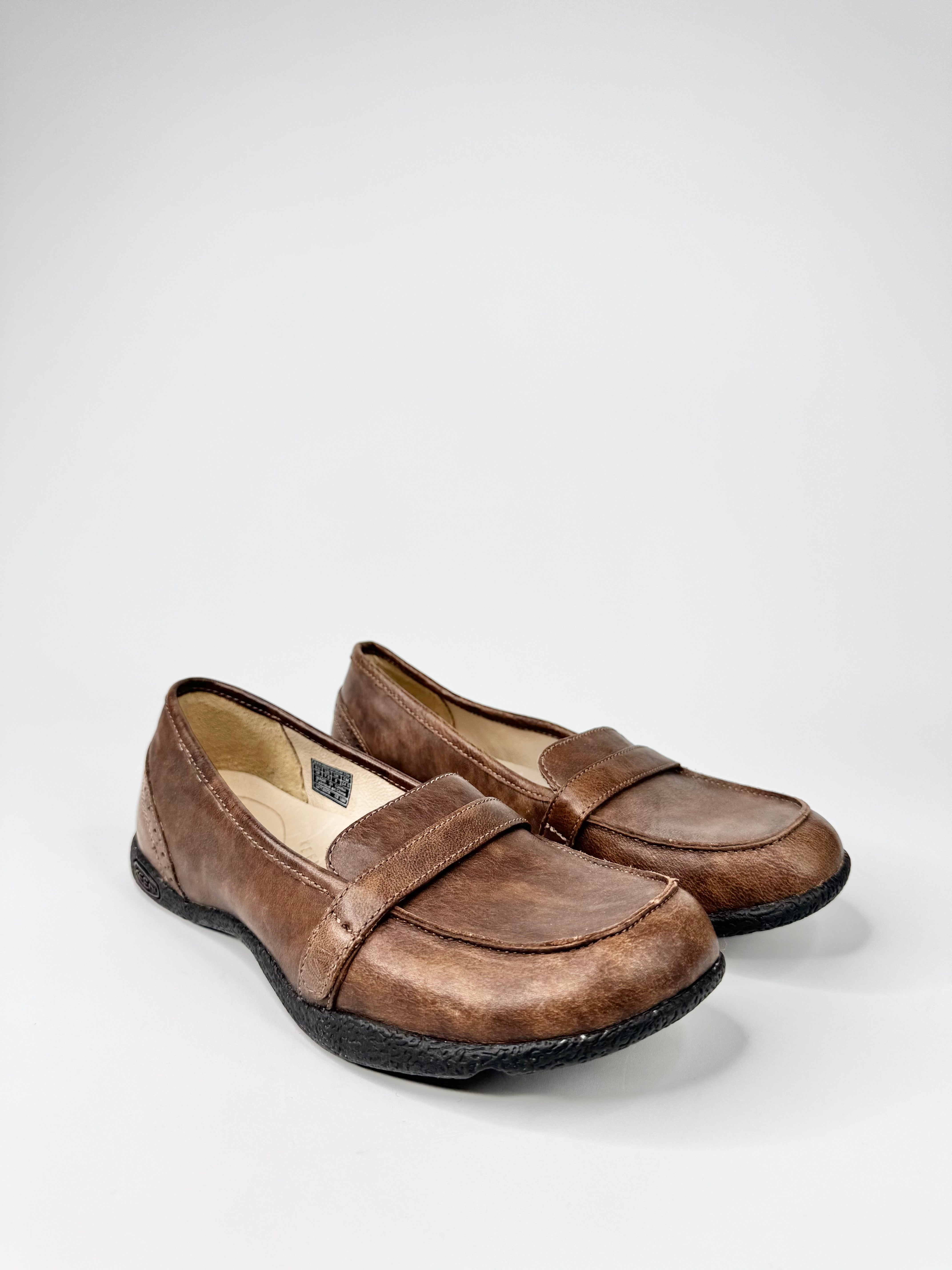 KEEN Brown Comfy Slip-on Shoes - EU38