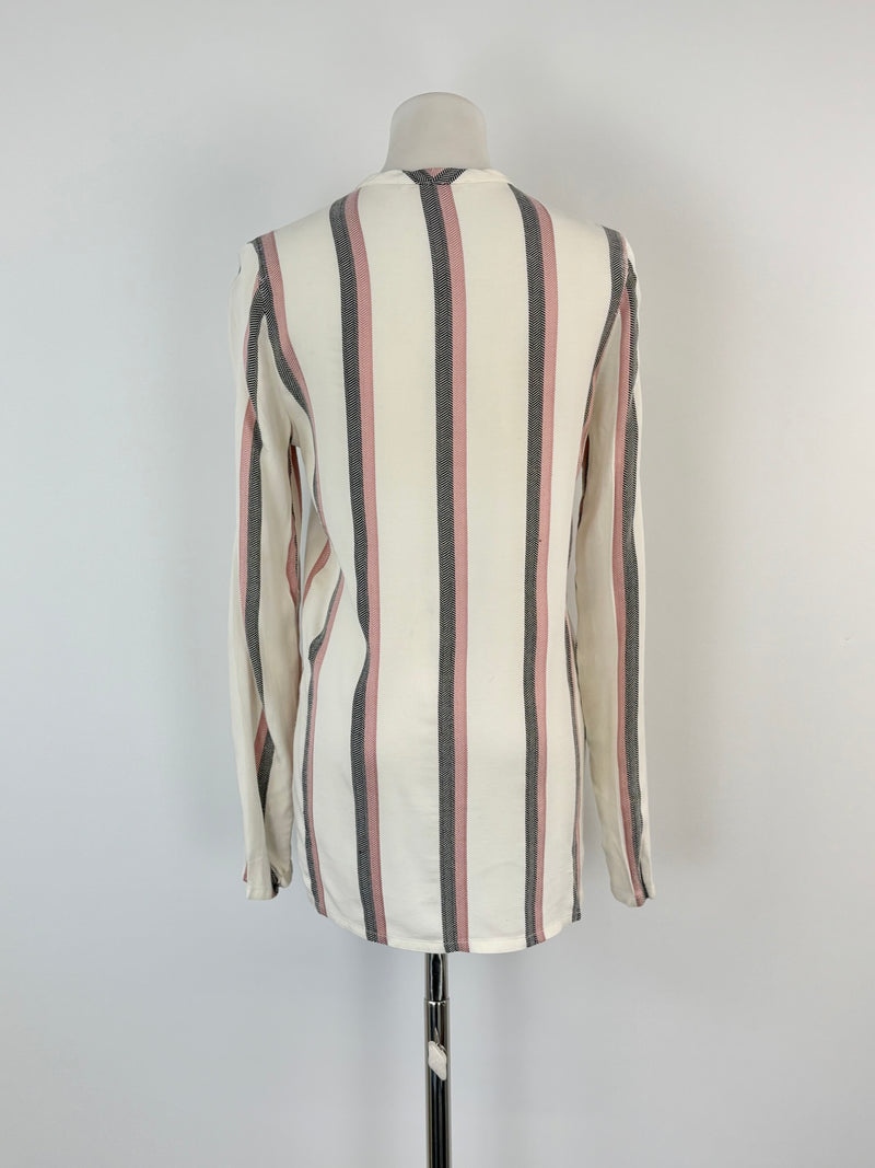 Maje White Striped Tunic - AU8