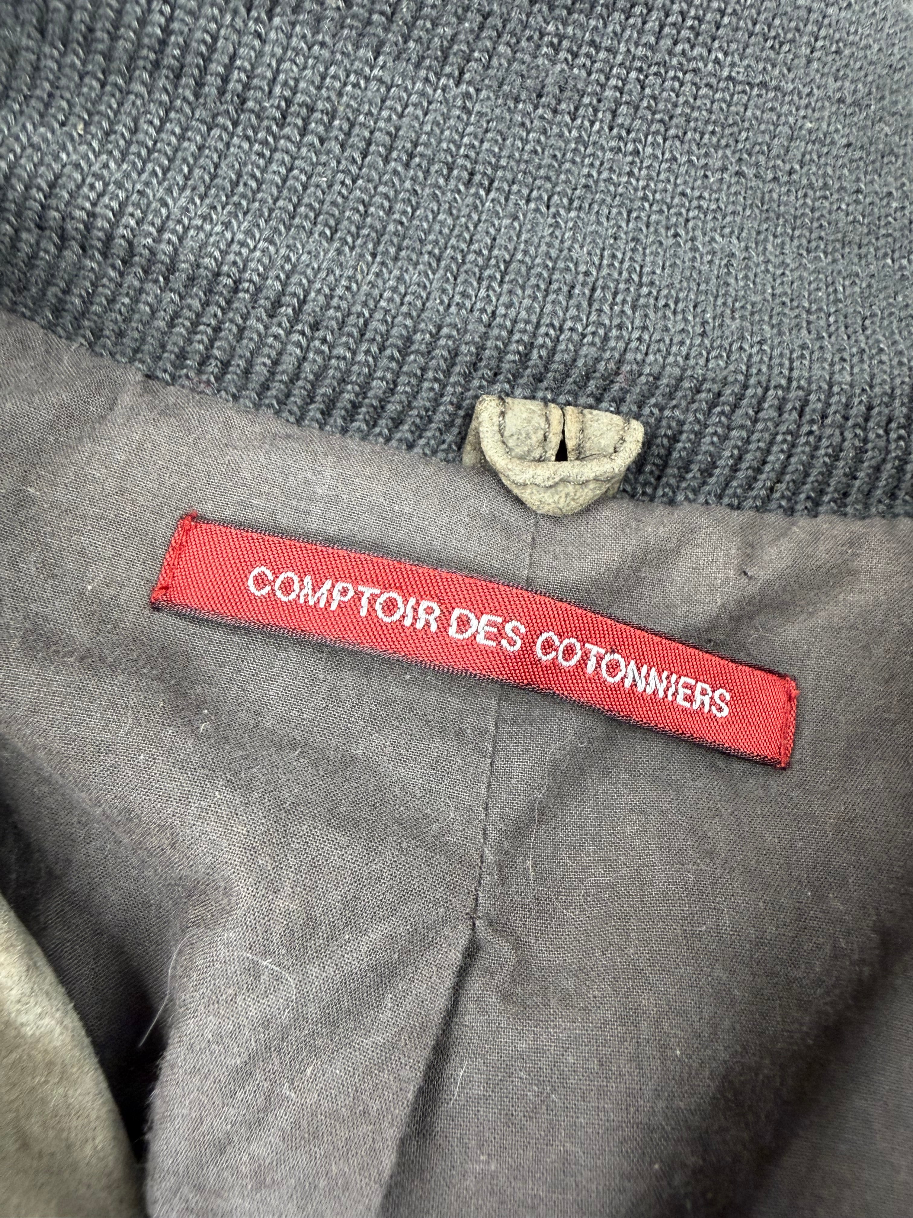 Comptoir Des Cotonniers Khaki Cropped Jacket - M