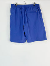 Adidas Y-3 Indigo Logo-Patch Swim Shorts - L