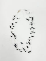 Dyed Purple Pearl Necklace with 14ct Clasp