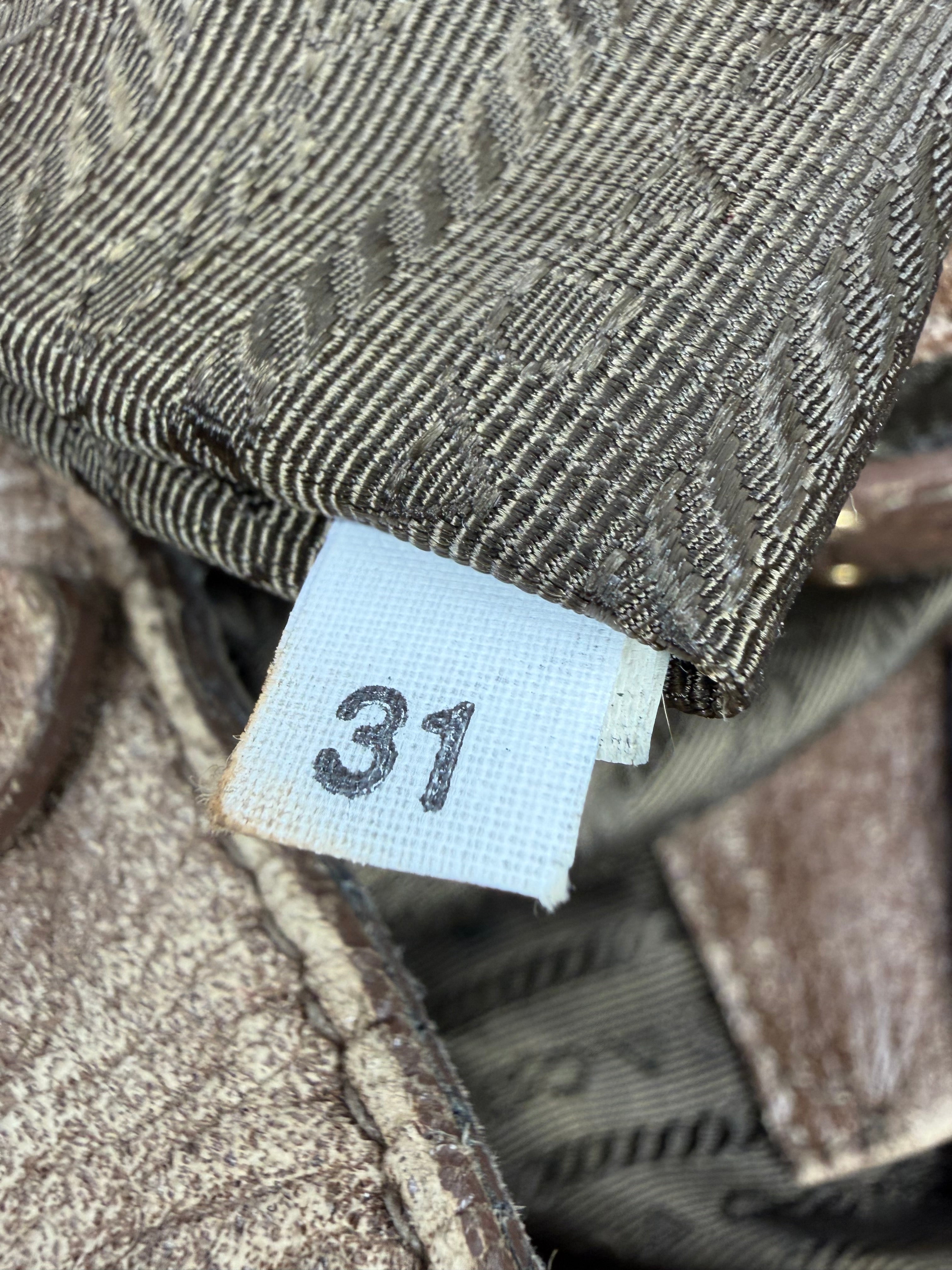 Prada Faun Vitello Diano Hobo Bag