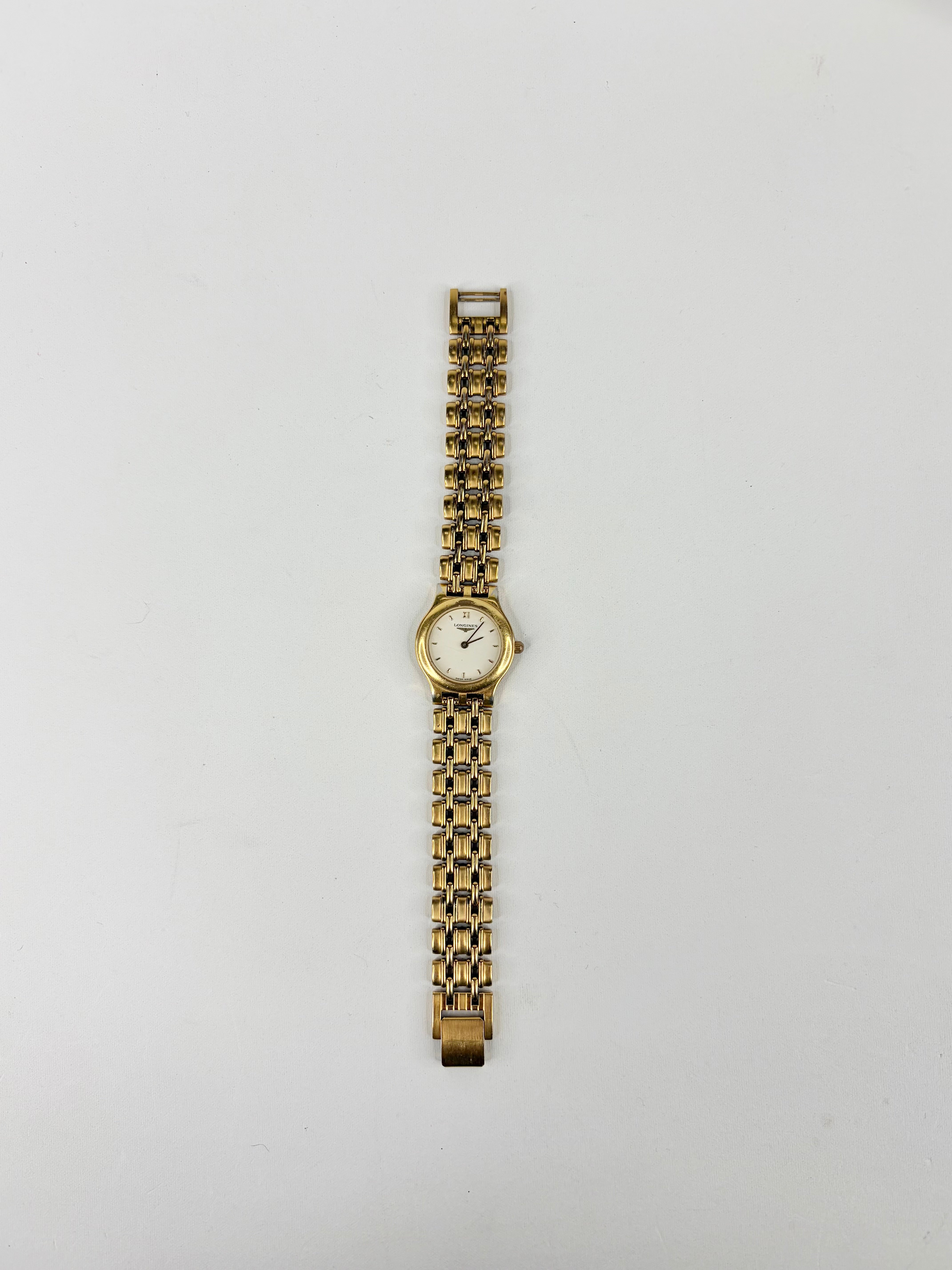 Vintage 90s Longines Gold Toned 'La Grande Classique' Wristwatch
