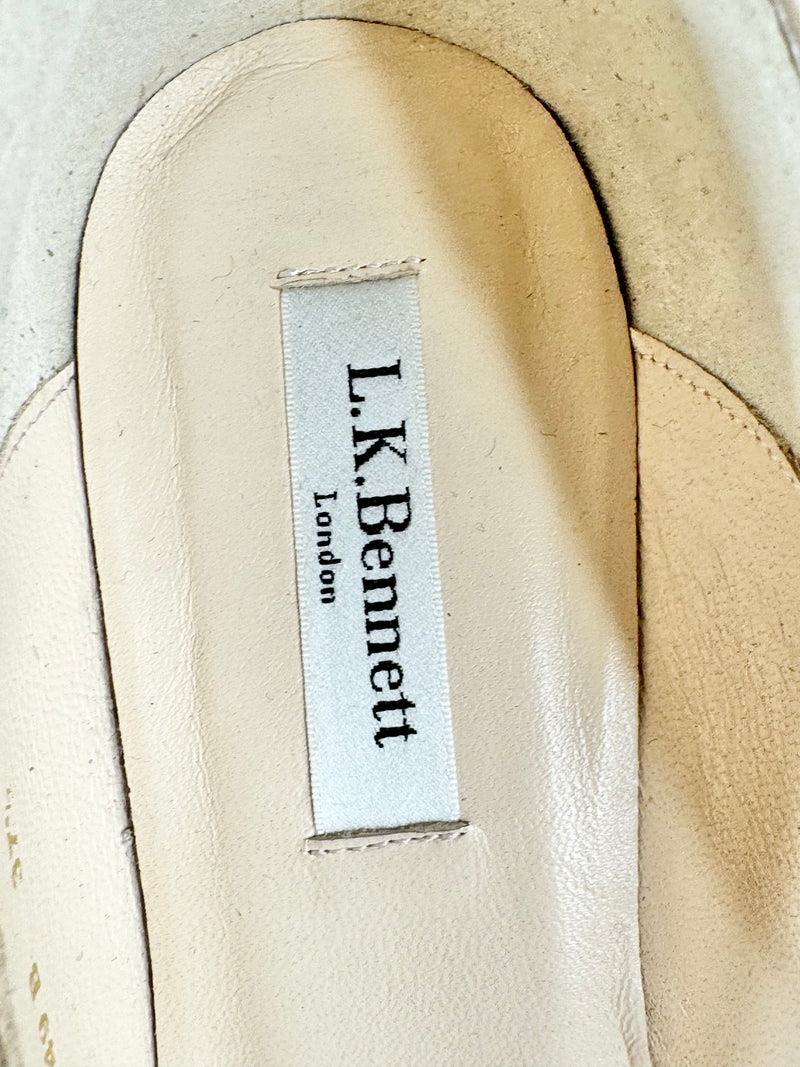 L.K. Bennet Smooth Beige Pumps - EU37.5