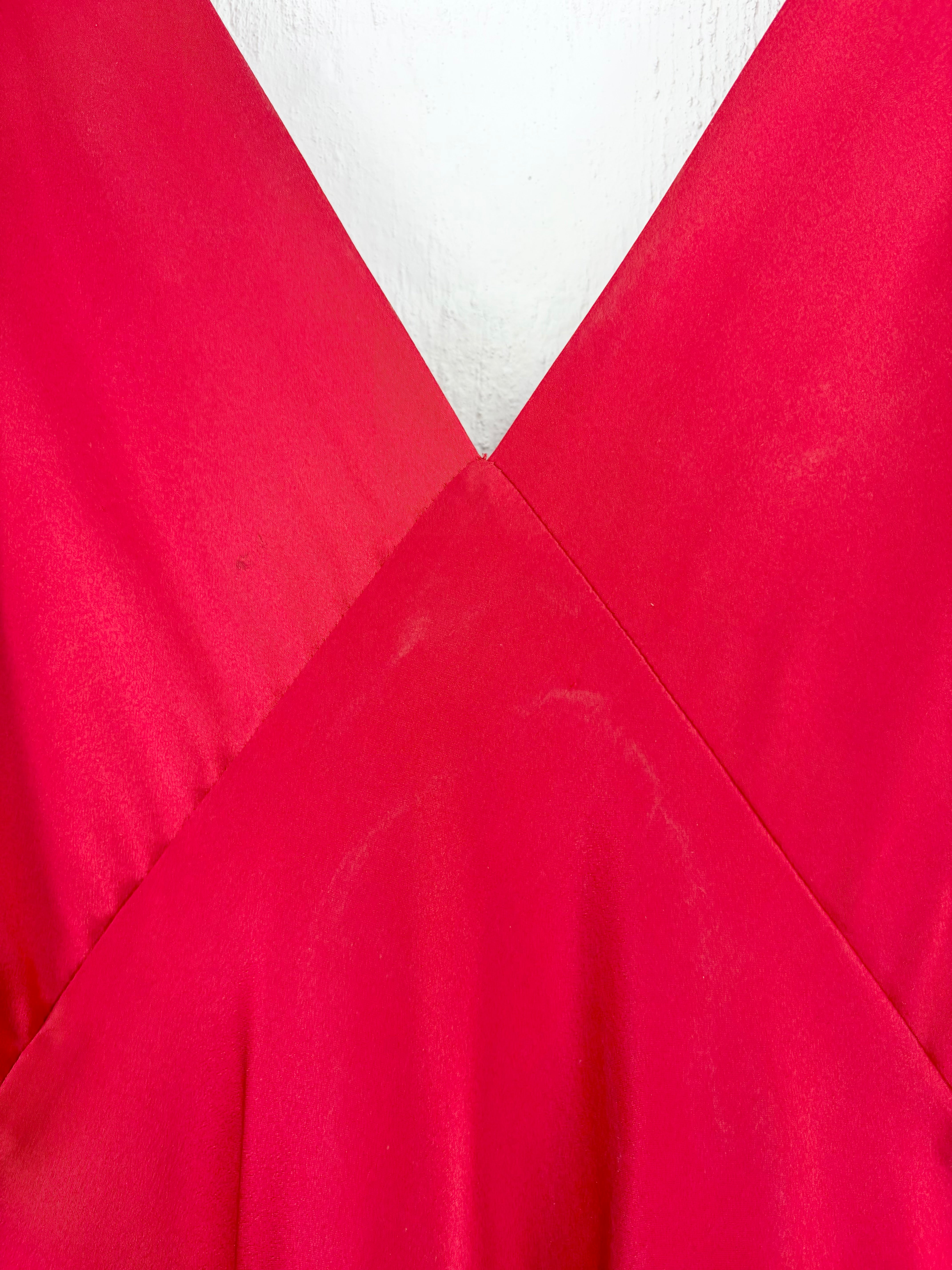 Sass & Bide Goddess of the Night 'Escaped Love' Crimson Bias Cut Silk Dress - AU8
