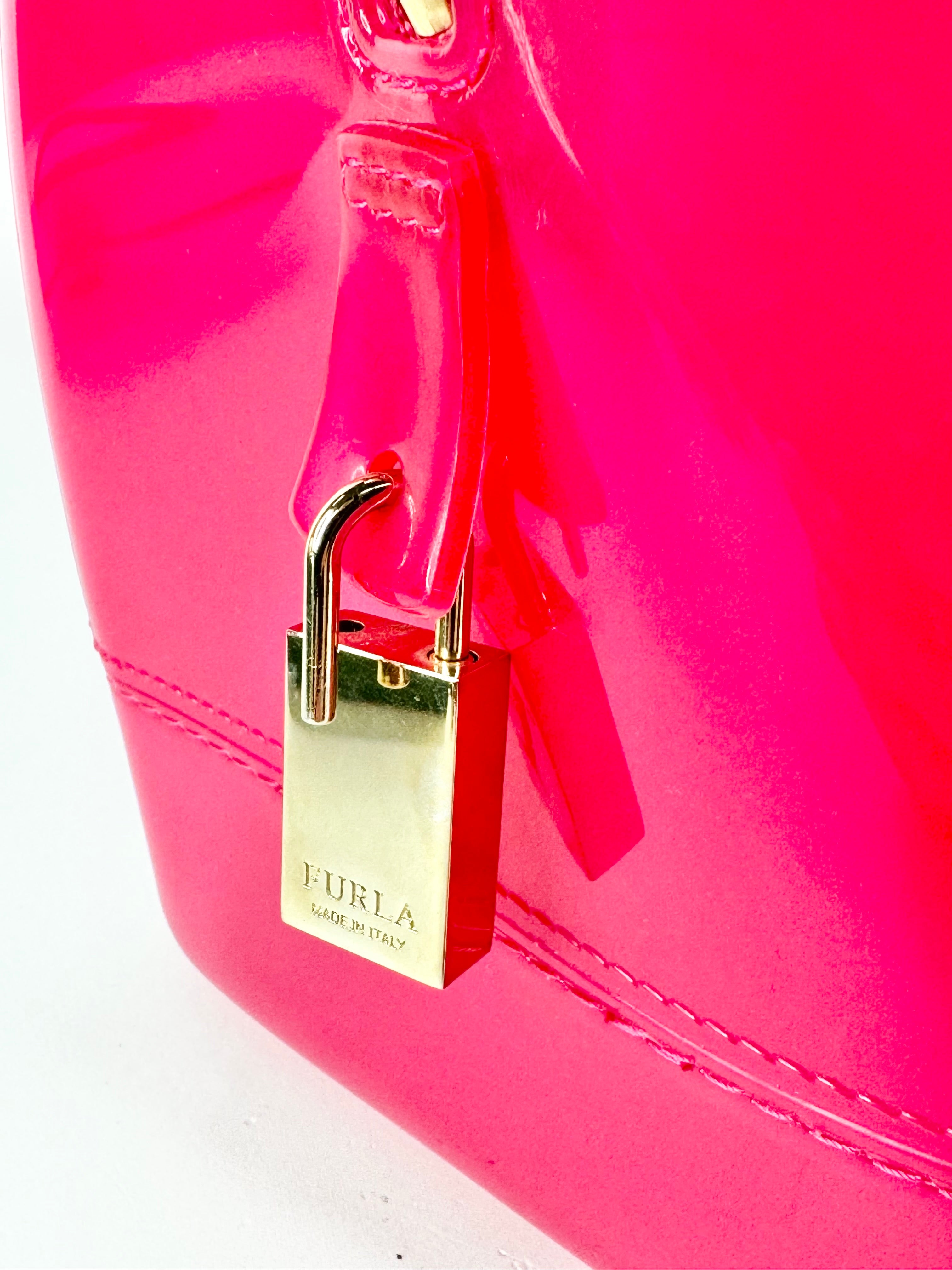 Furla Raspberry Candy Tote Bag