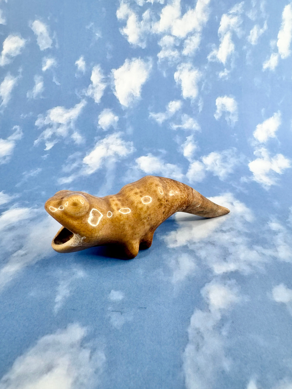 Ceramic Hungry Ceramic Lizard