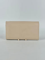 Manzoni Creamy Grained Leather Wallet