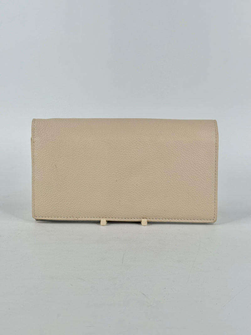 Manzoni Creamy Grained Leather Wallet