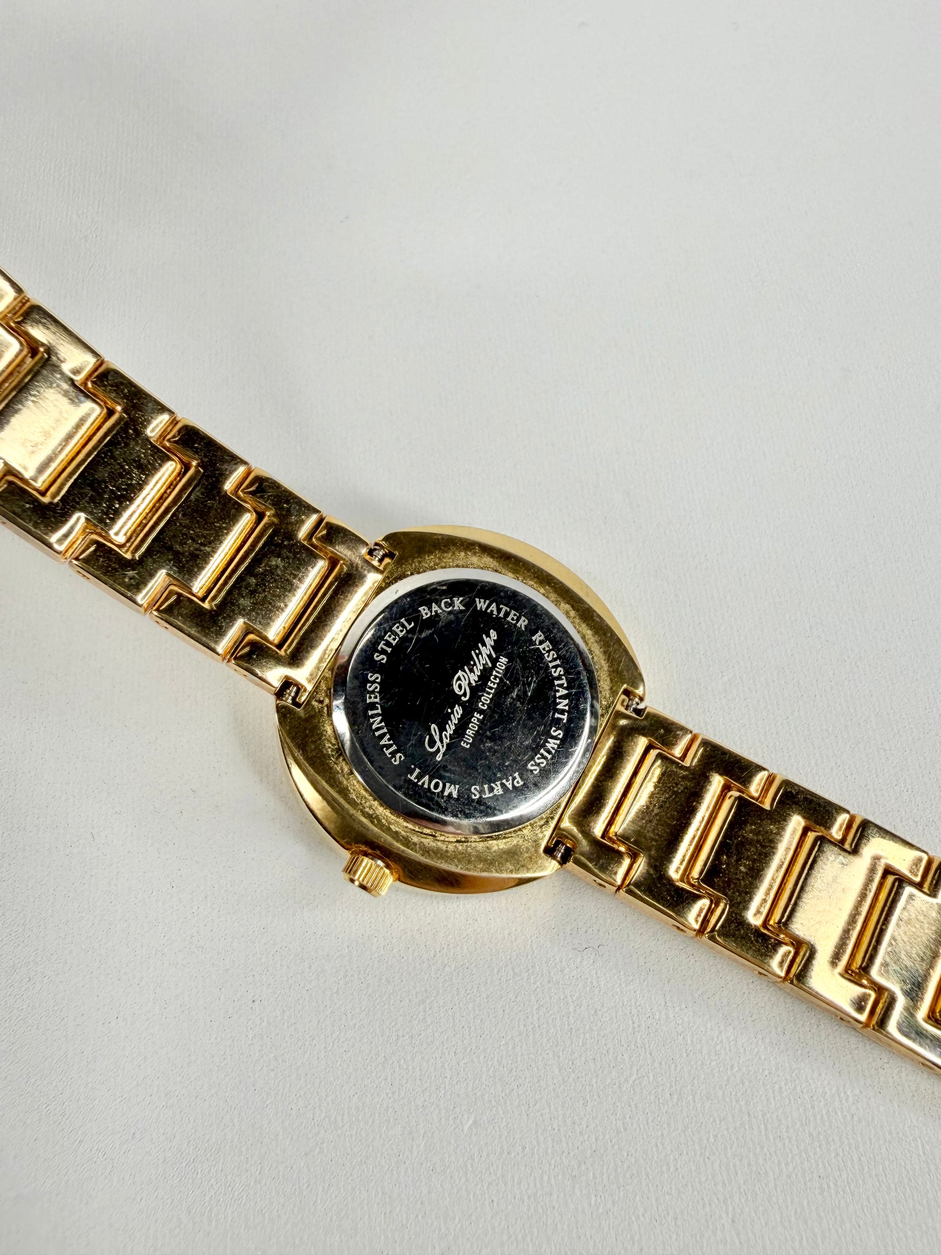 Louia Philippe Gold Toned Swiss Made Watch