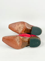 Rios of Mercedes Texan Red Leather Cowboy Boots - EU40