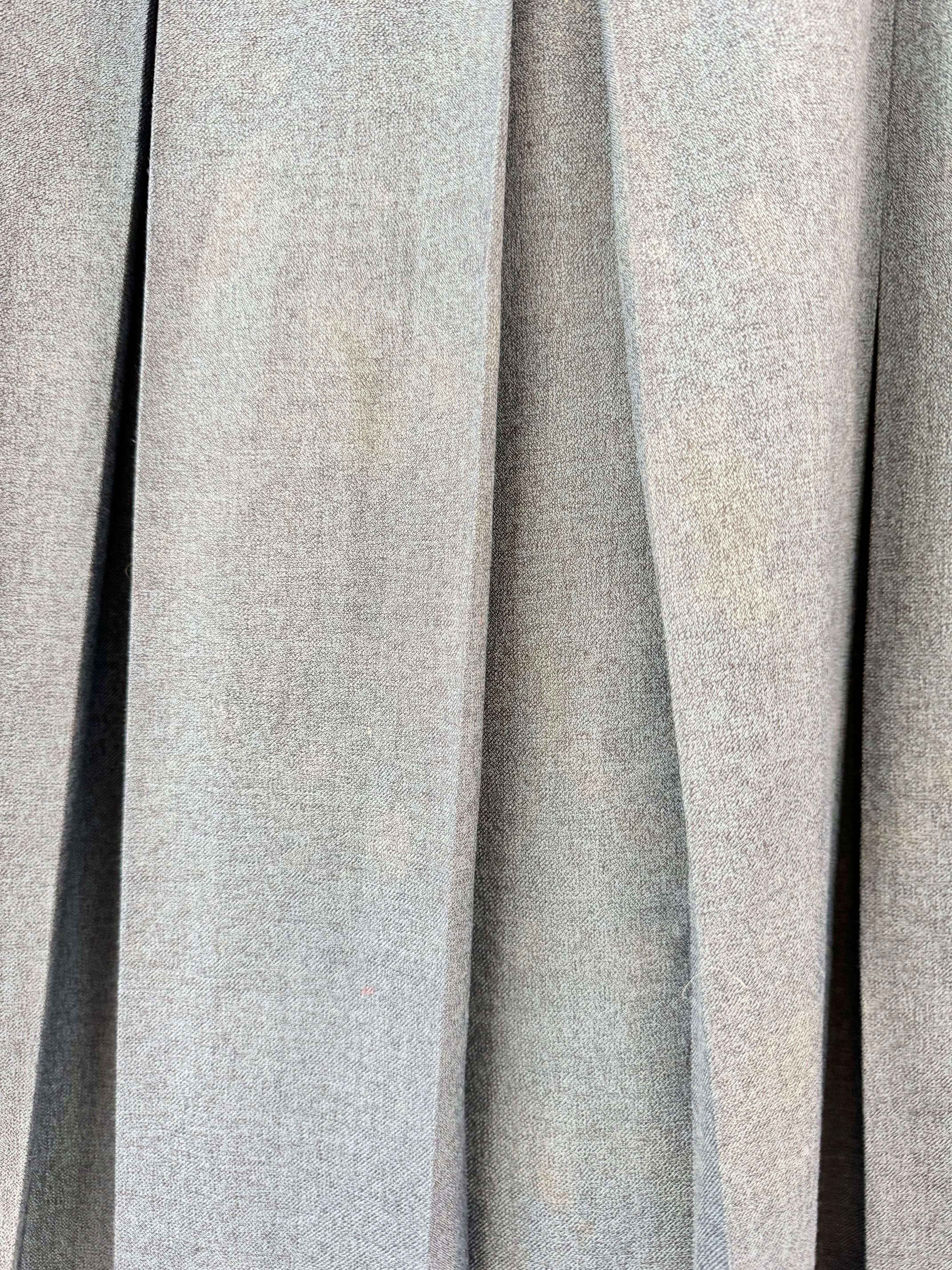 Noone Cobalt Box Pleated Long Skirt - AU8