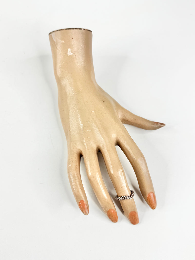 Pandora Silver Leaf Wishbone Ring