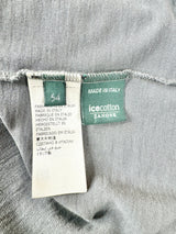Zanone Stone Grey Polo Top - M