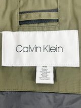 Calvin Klein Olive Green Zip-Up Jacket - M