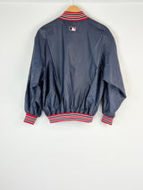 Vintage-Style Majestic Navy Blue 'Red Sox' Bomber Jacket - S