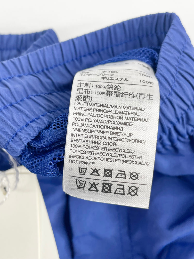 Adidas Y-3 Indigo Logo-Patch Swim Shorts - L