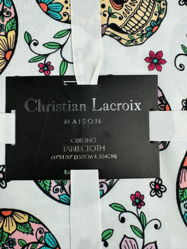 Christian Lacroix Dia de los Muertos Tablecloth NWT
