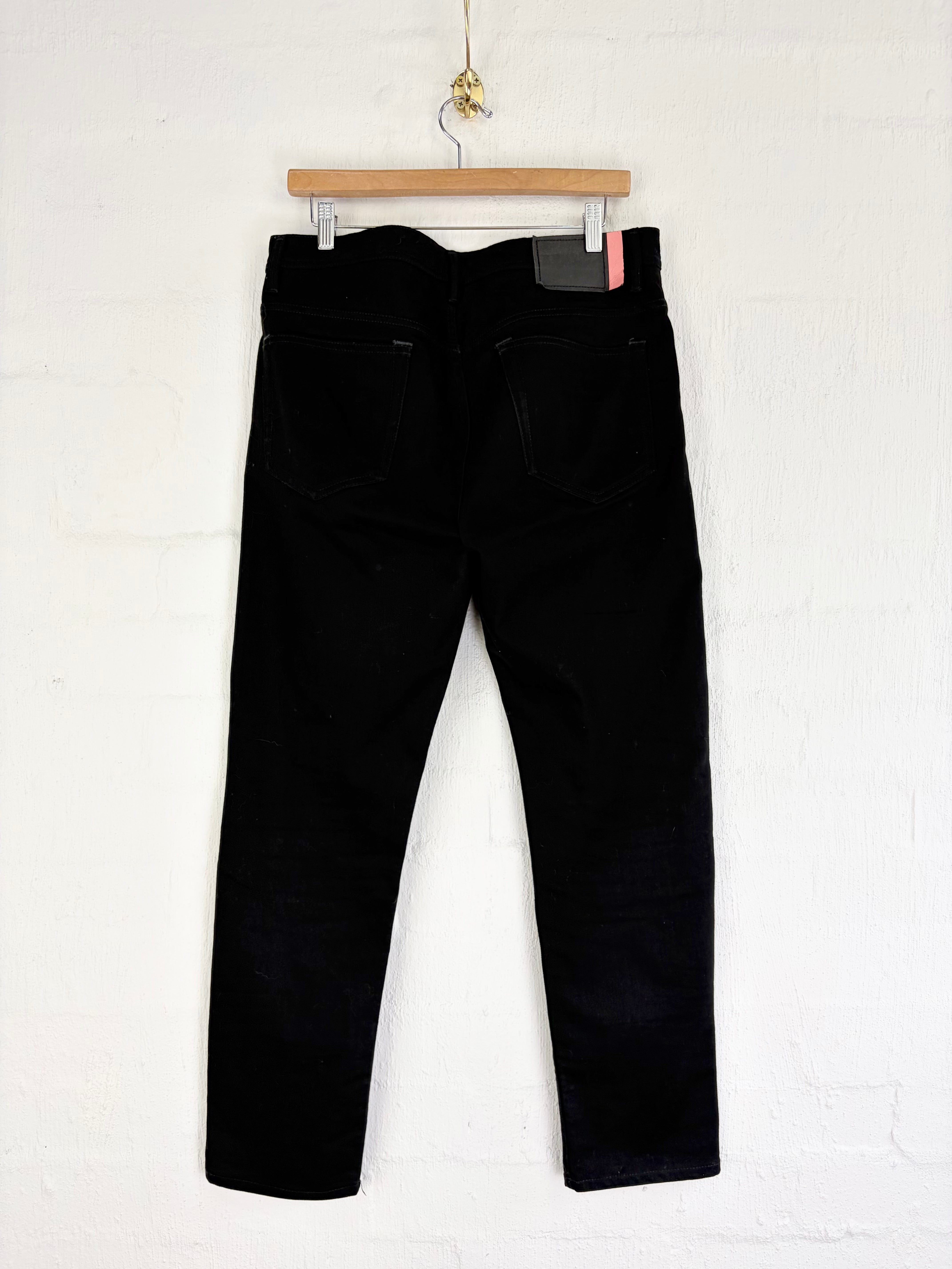 Acne Studios Blå Konst Black 'River Stay' Jeans - 33 34