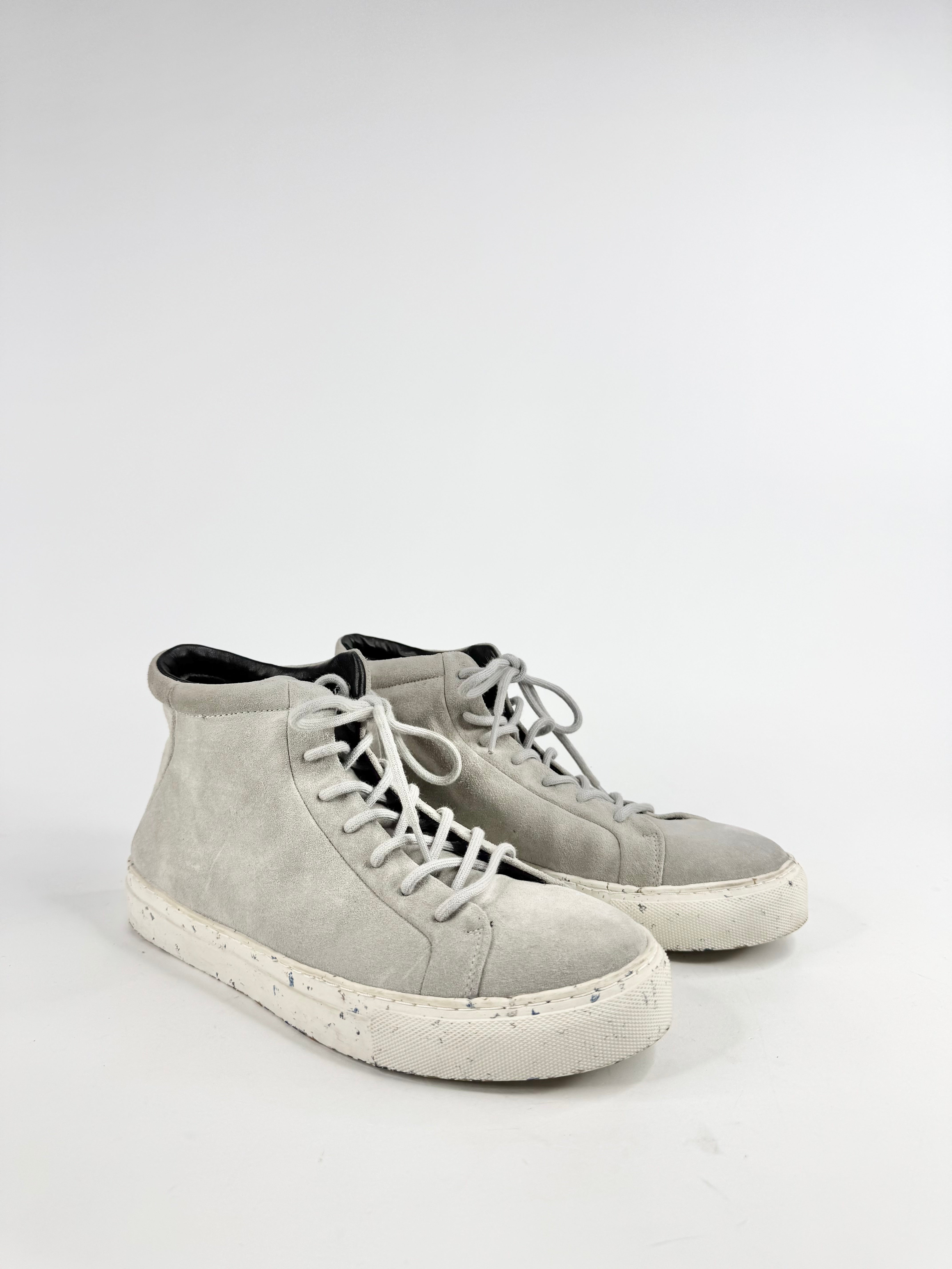 Royal Republiq Grey Suede Lace Up High Tops - EU40