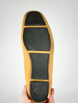 Basement Ochre Leather Loafers - EU43