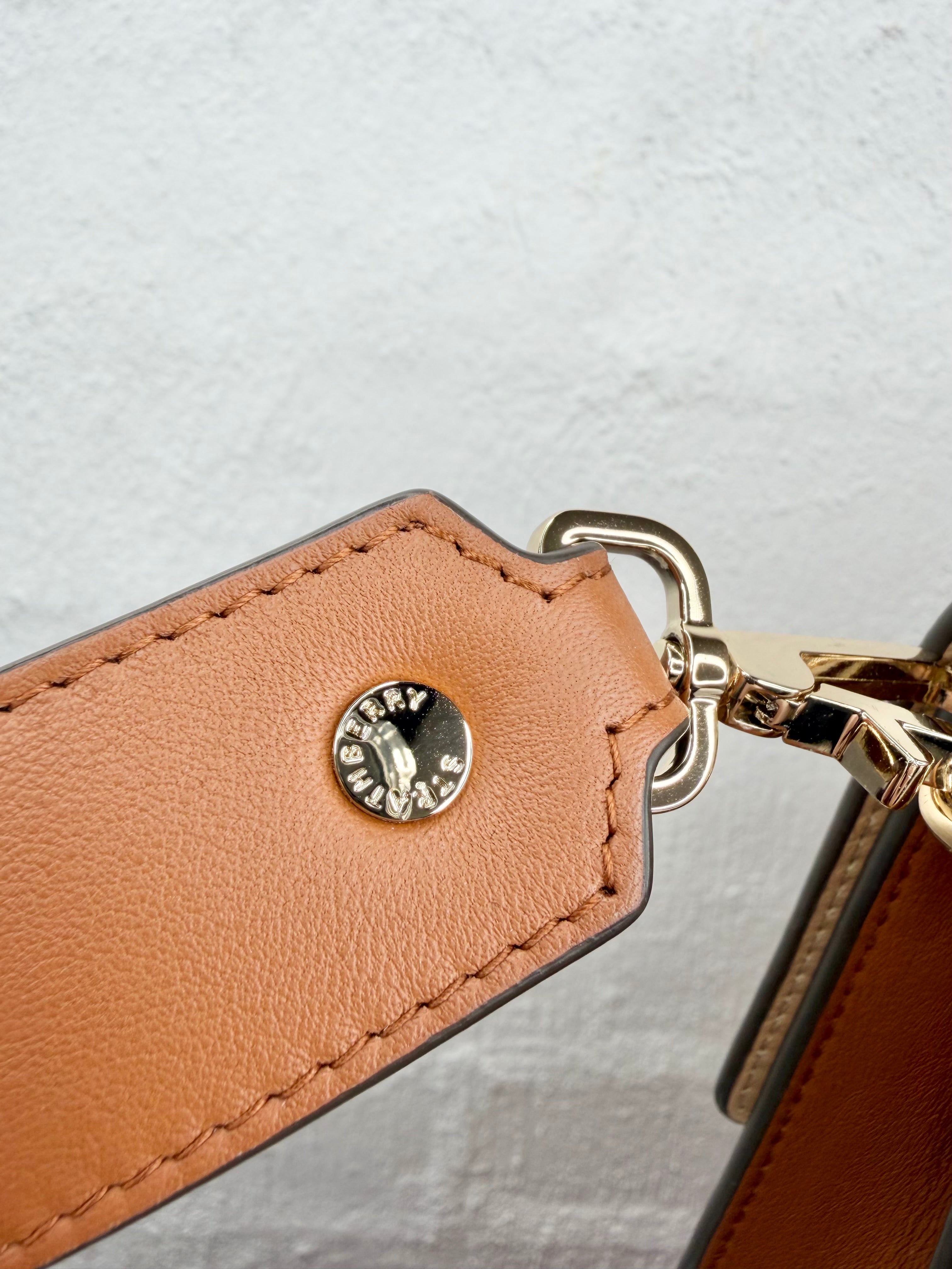 Strathberry Two-tone Leather Top Handle & Cross Body Bag