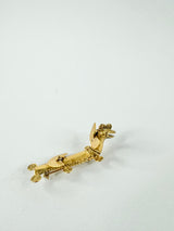 24ct Gold Plated Animal Brooch