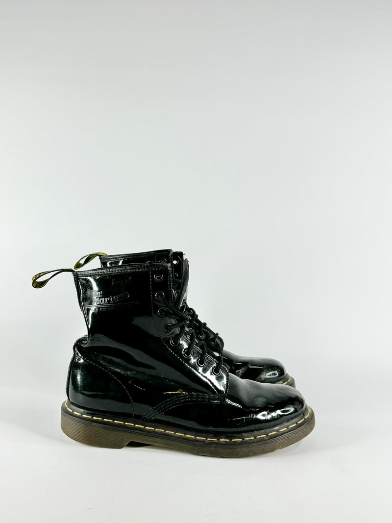 Dr Martens 1460 Patent Black Boots - EU41