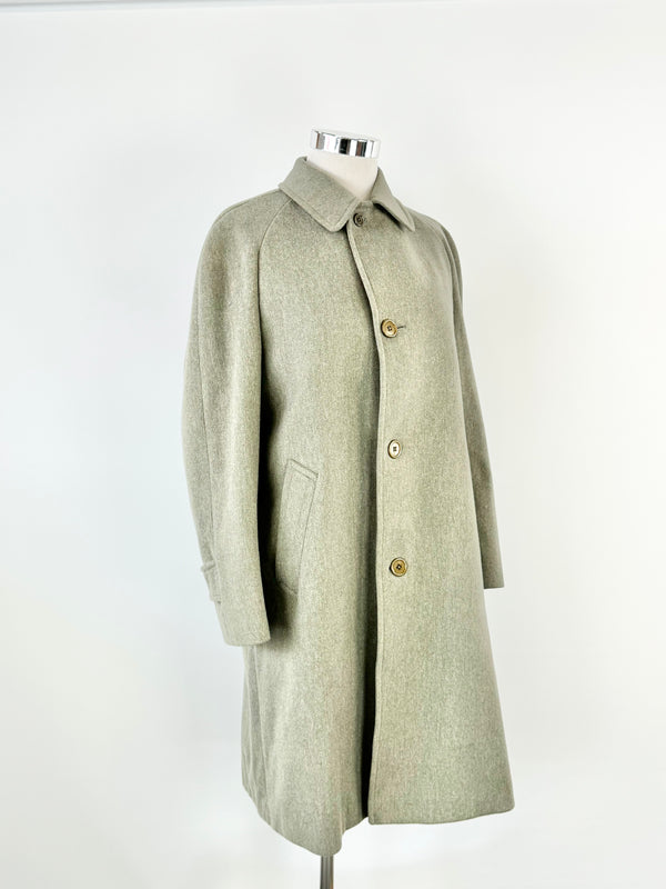 Aquascutum Soft Green Wool Coat - AU10/12