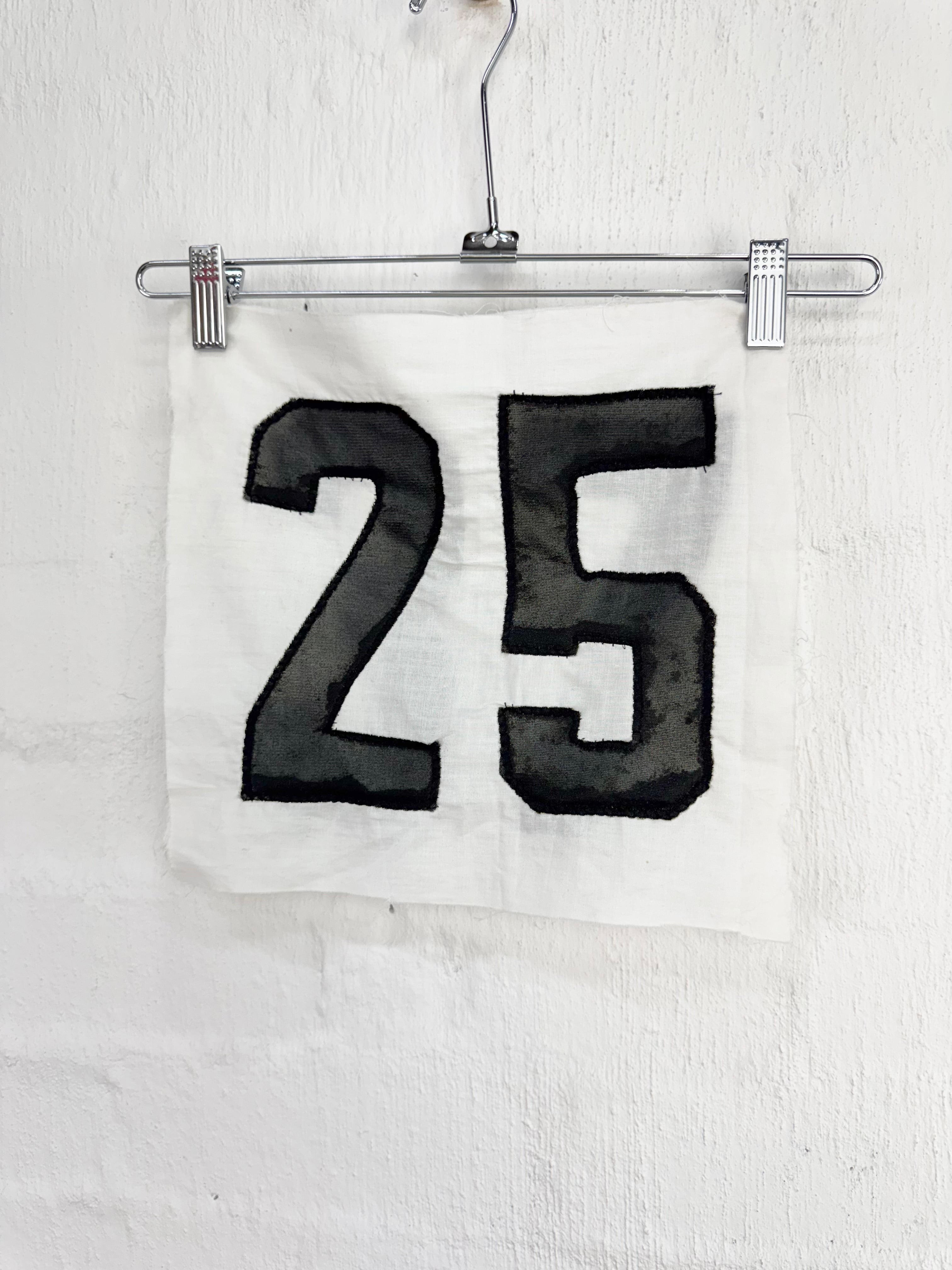 Vintage No. 25 & No. 37 Football Patches