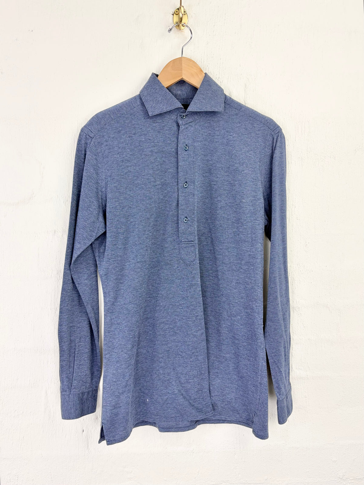 Godwin Charli Blue Long Sleeve Polo - 39