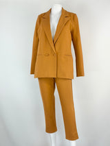 Cazinc the Label Toffee Brown Chester Blazer & Ida Pant Set - AU6/8