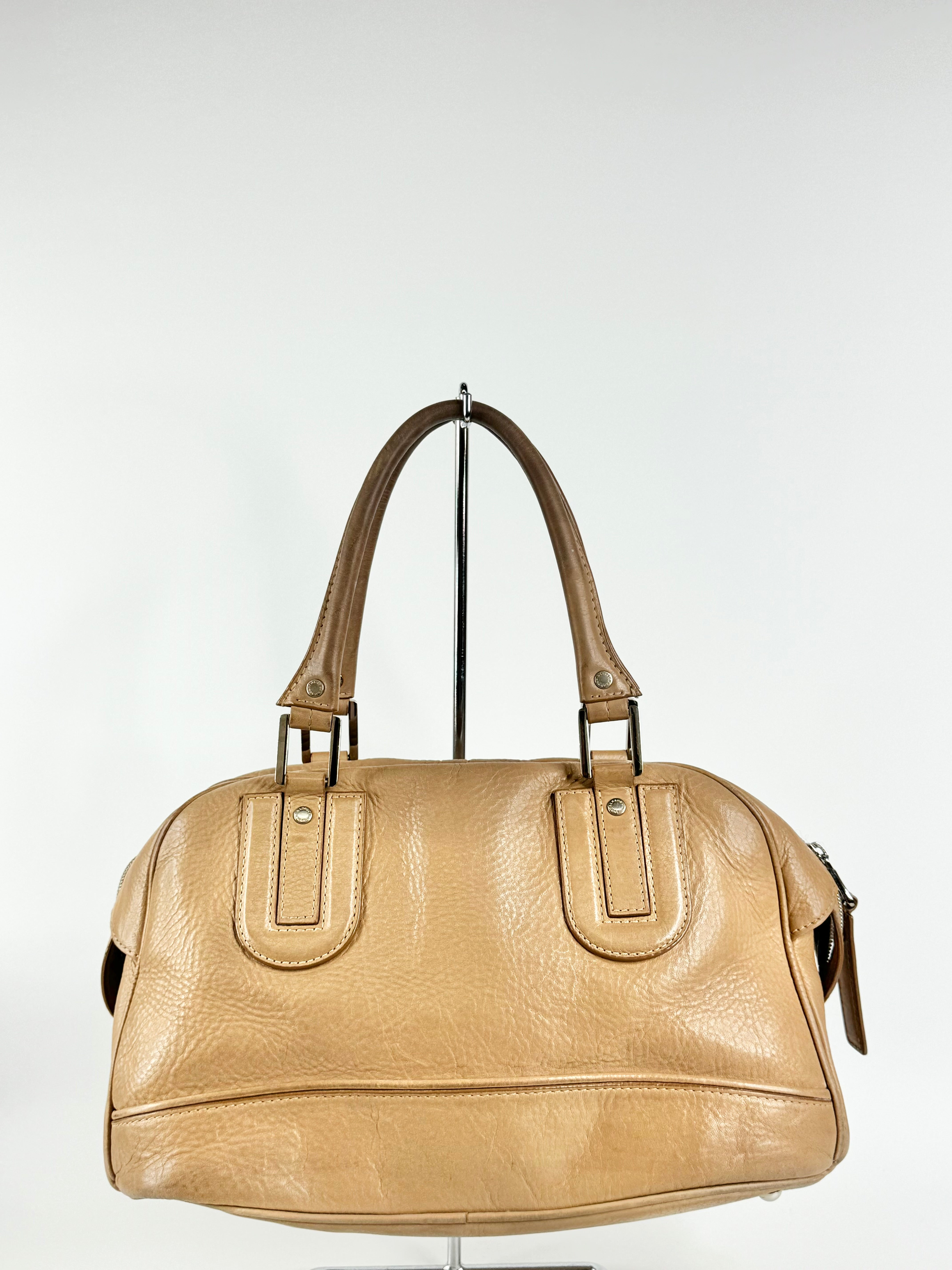 Longchamp Biscuit Leather Baguette