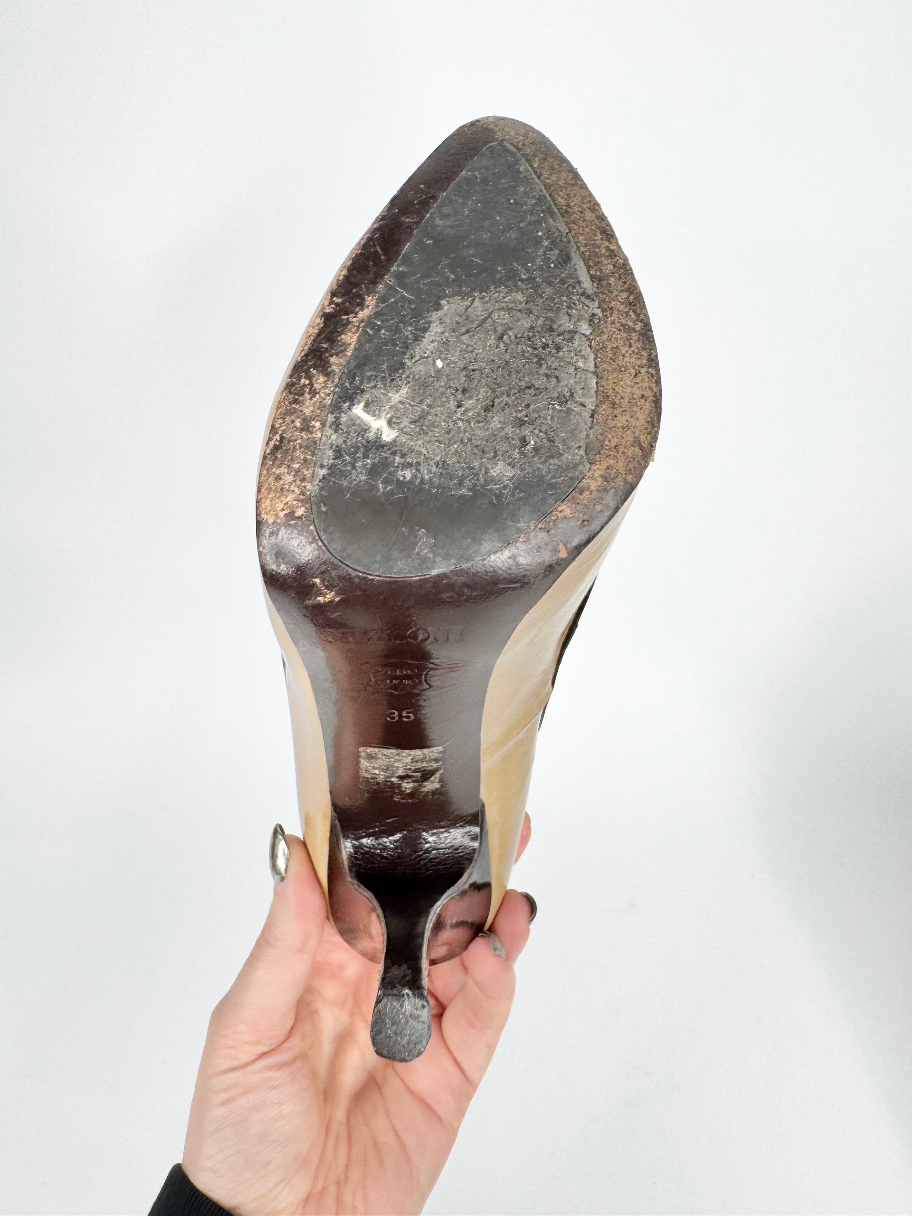 Missoni Fawn Patent Leather Platform Pumps - EU35