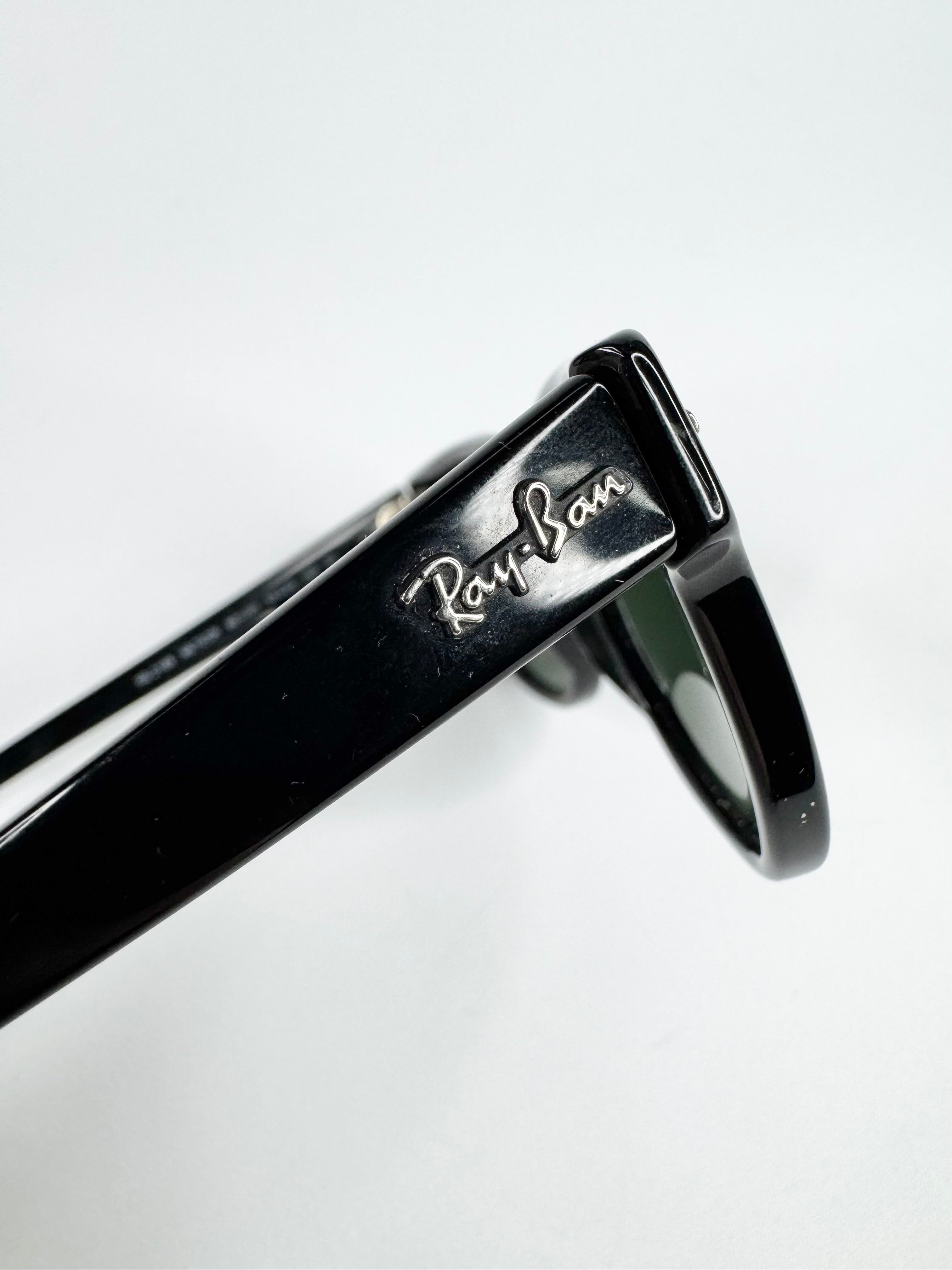 Ray Ban Black 'Meteor' Sunglasses