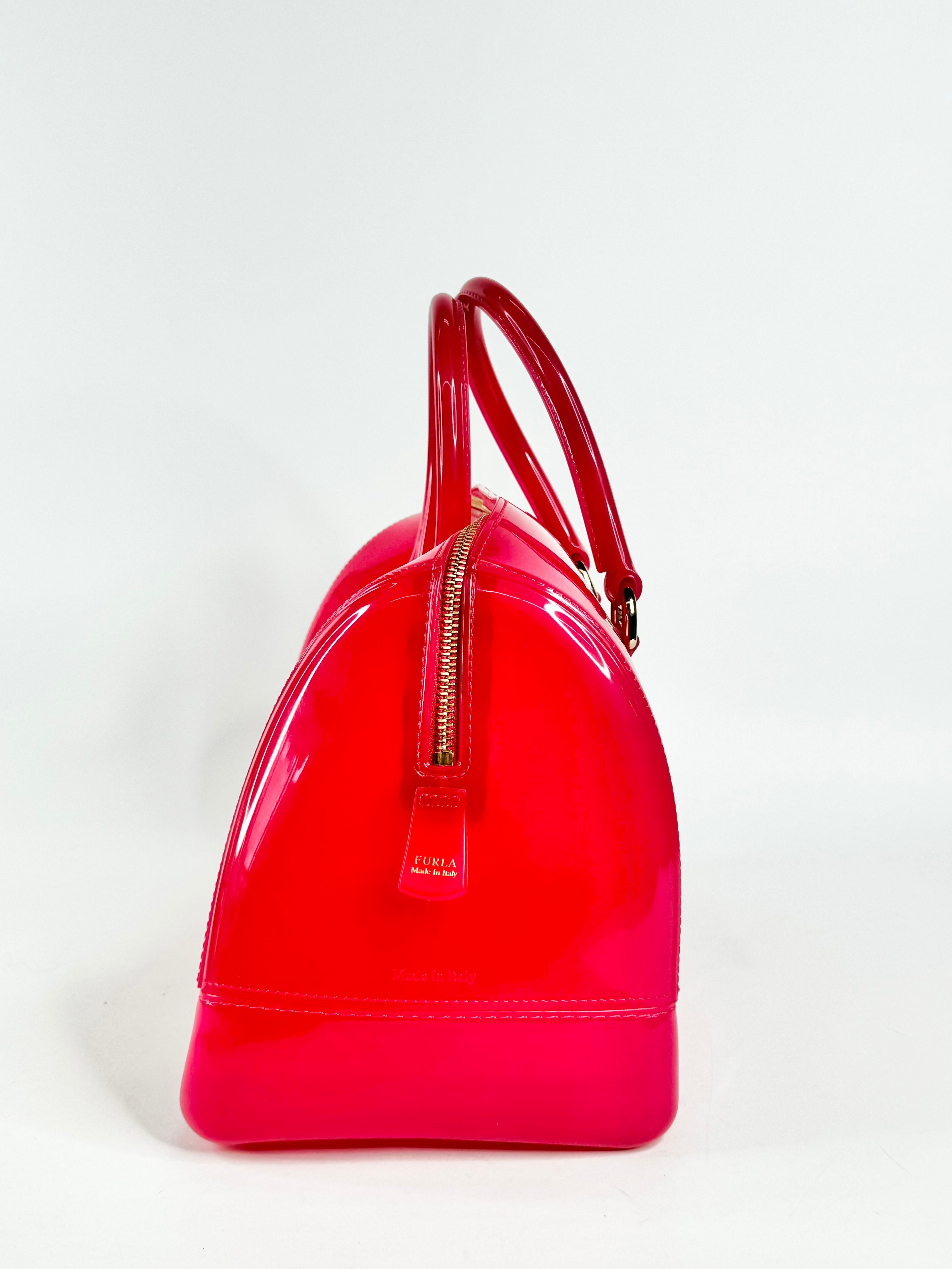 Furla Raspberry Candy Tote Bag