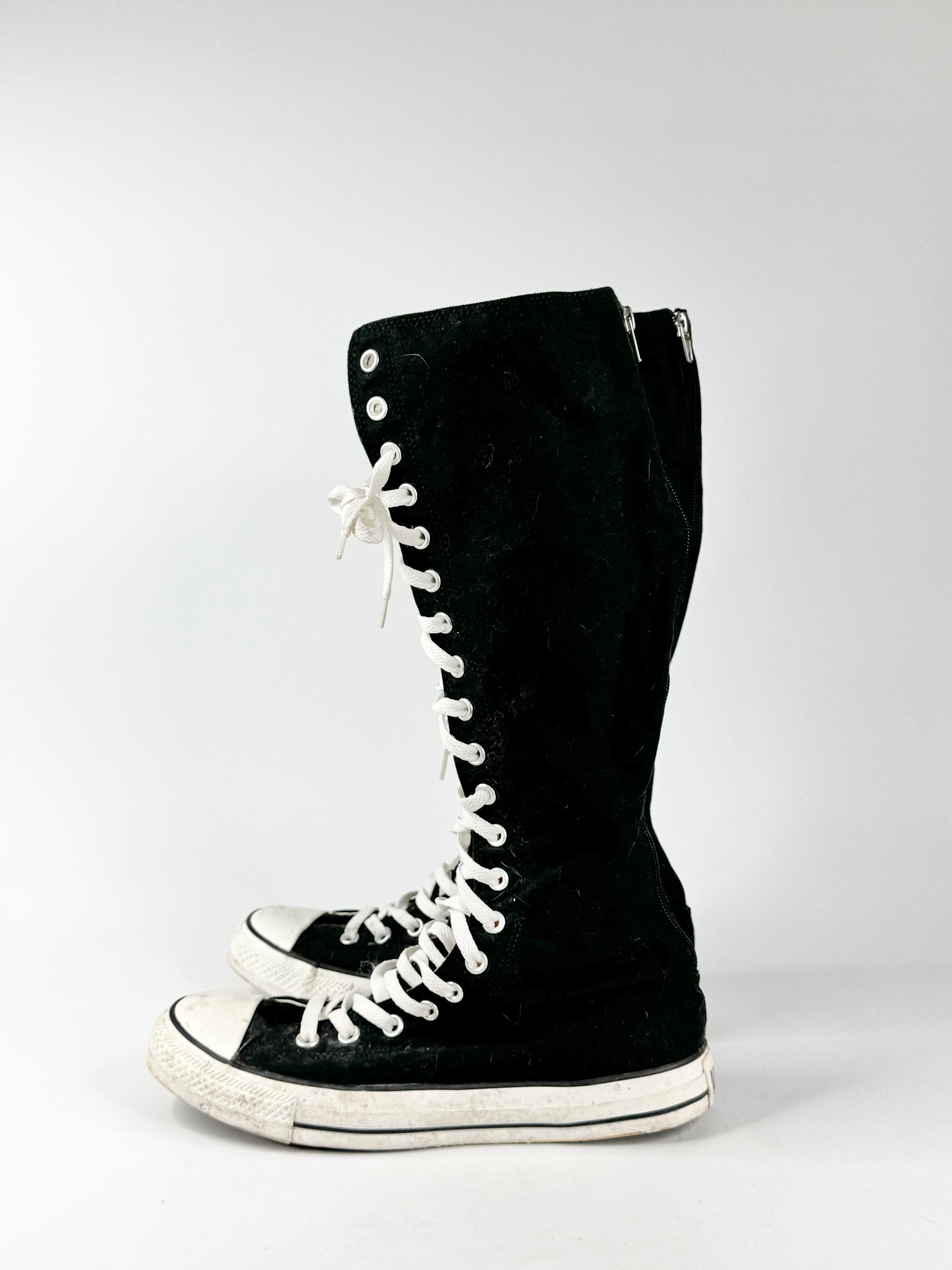 Converse Chuck Taylor Knee High Black Lace Ups - EU42.5/UK9