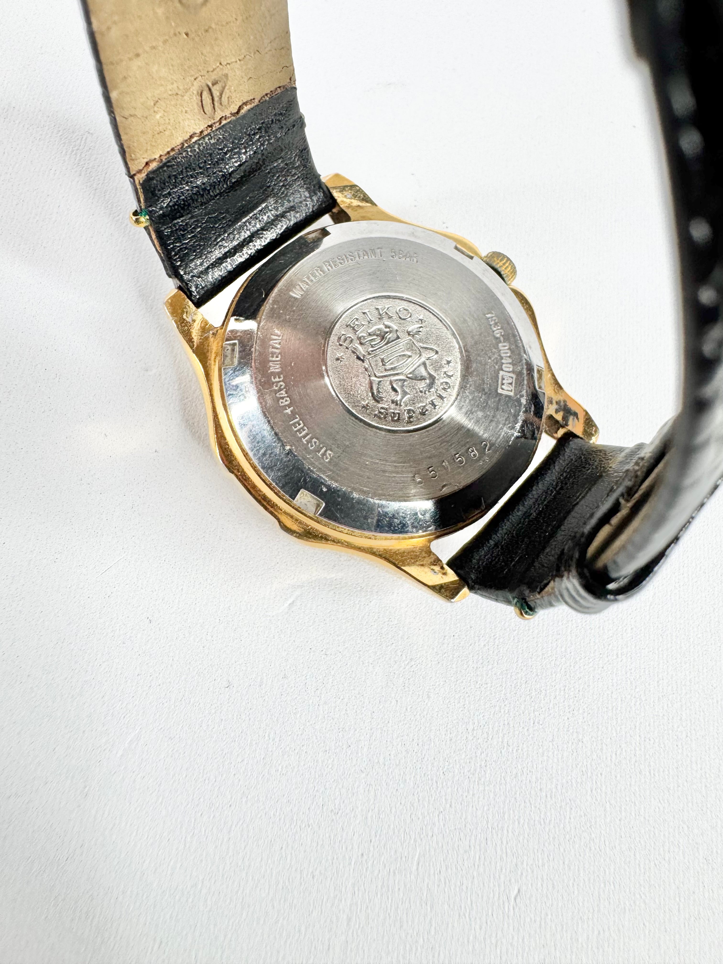 Seiko Gold Toned Superior 5 Automatic Watch