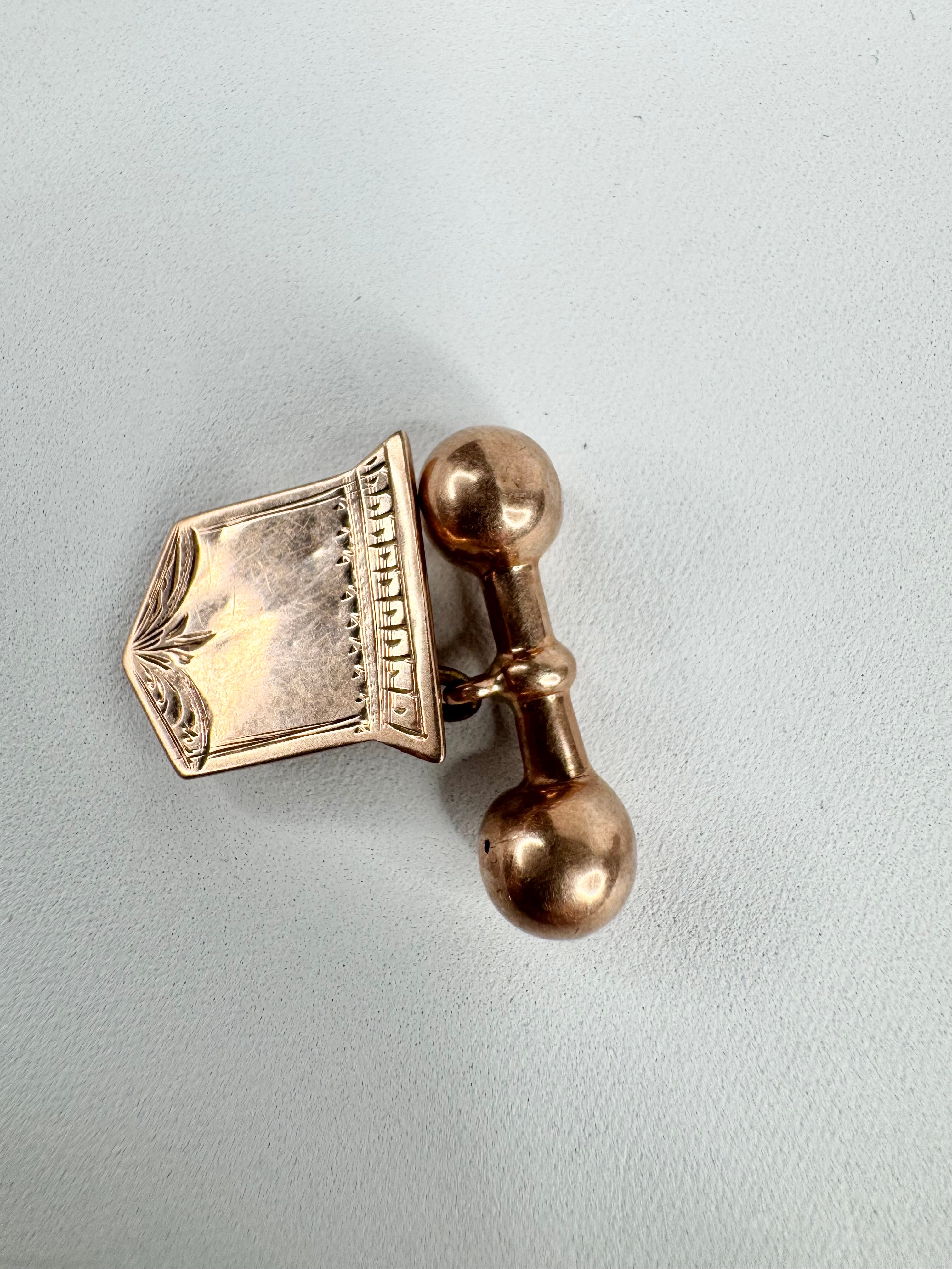 Antique 9ct Gold Australian Hallmarked Cufflinks