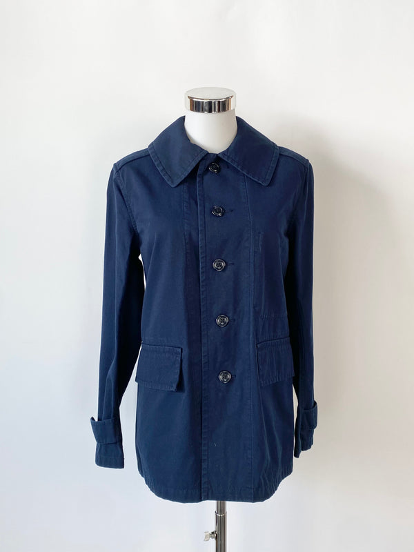 Ralph Lauren Navy Blue Cotton Jacket - AU6/8