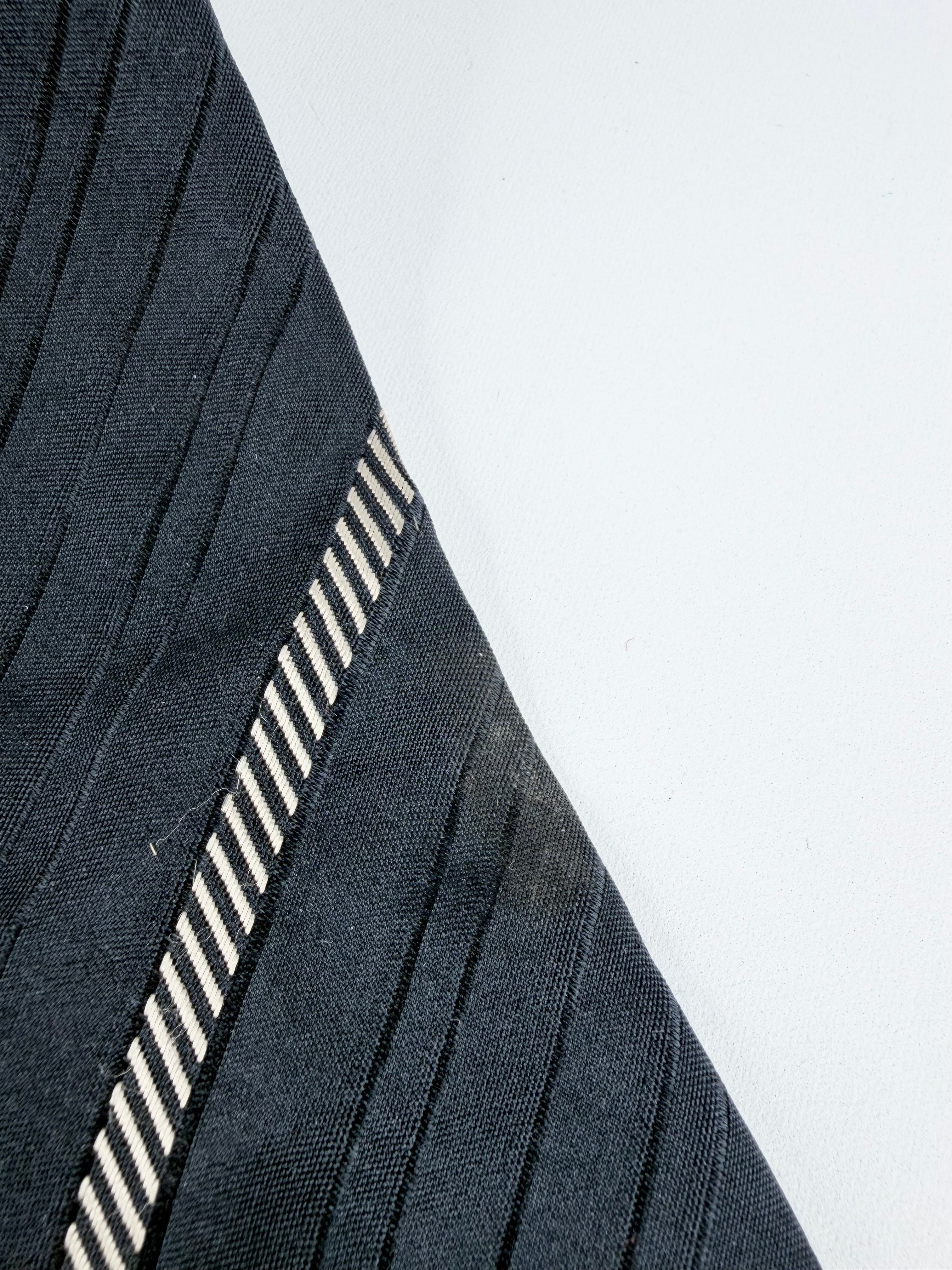 Giorgio Armani Navy Striped Silk Tie