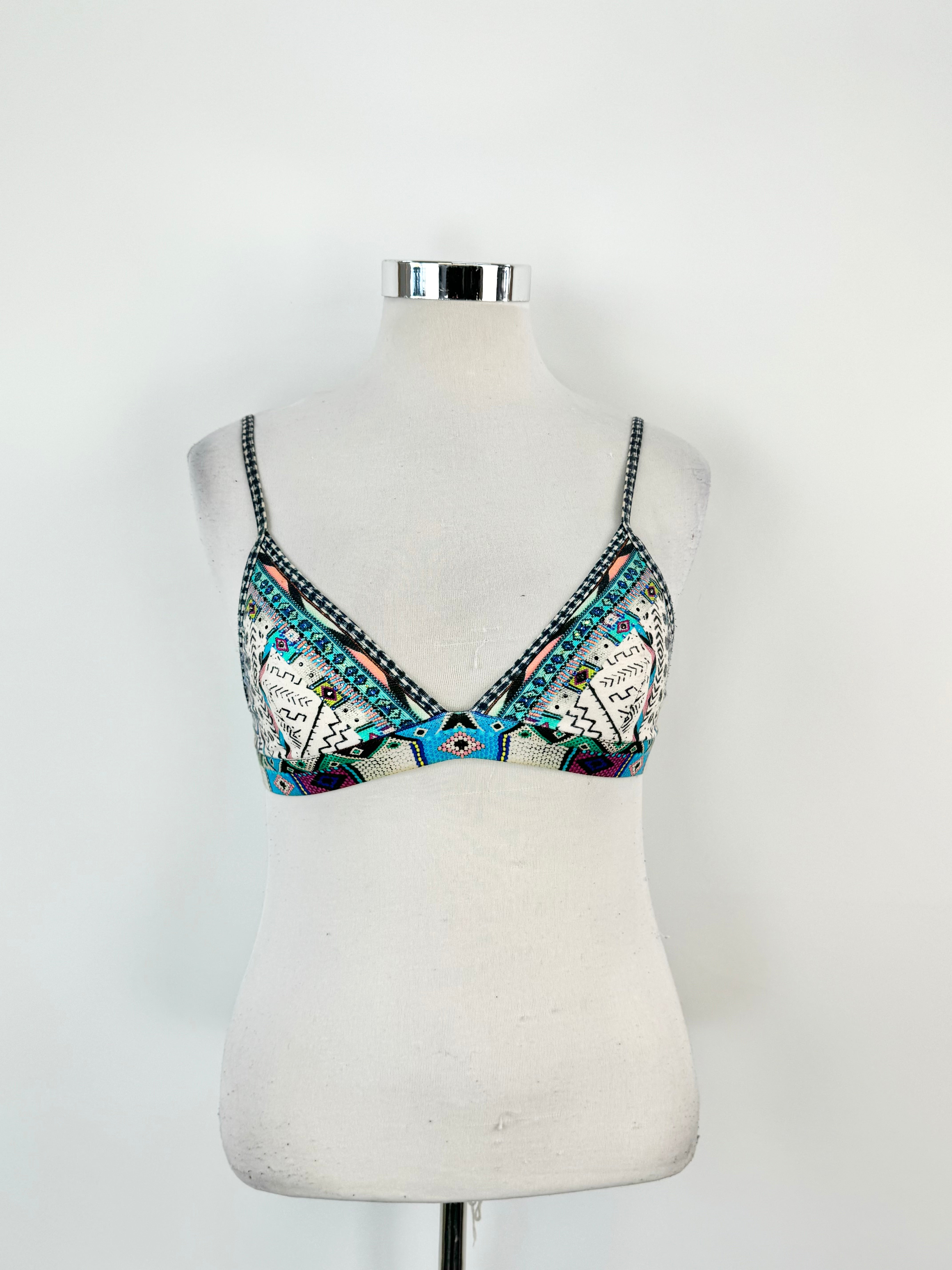 Camilla Blue Crystal Embellished Bralette - AU12
