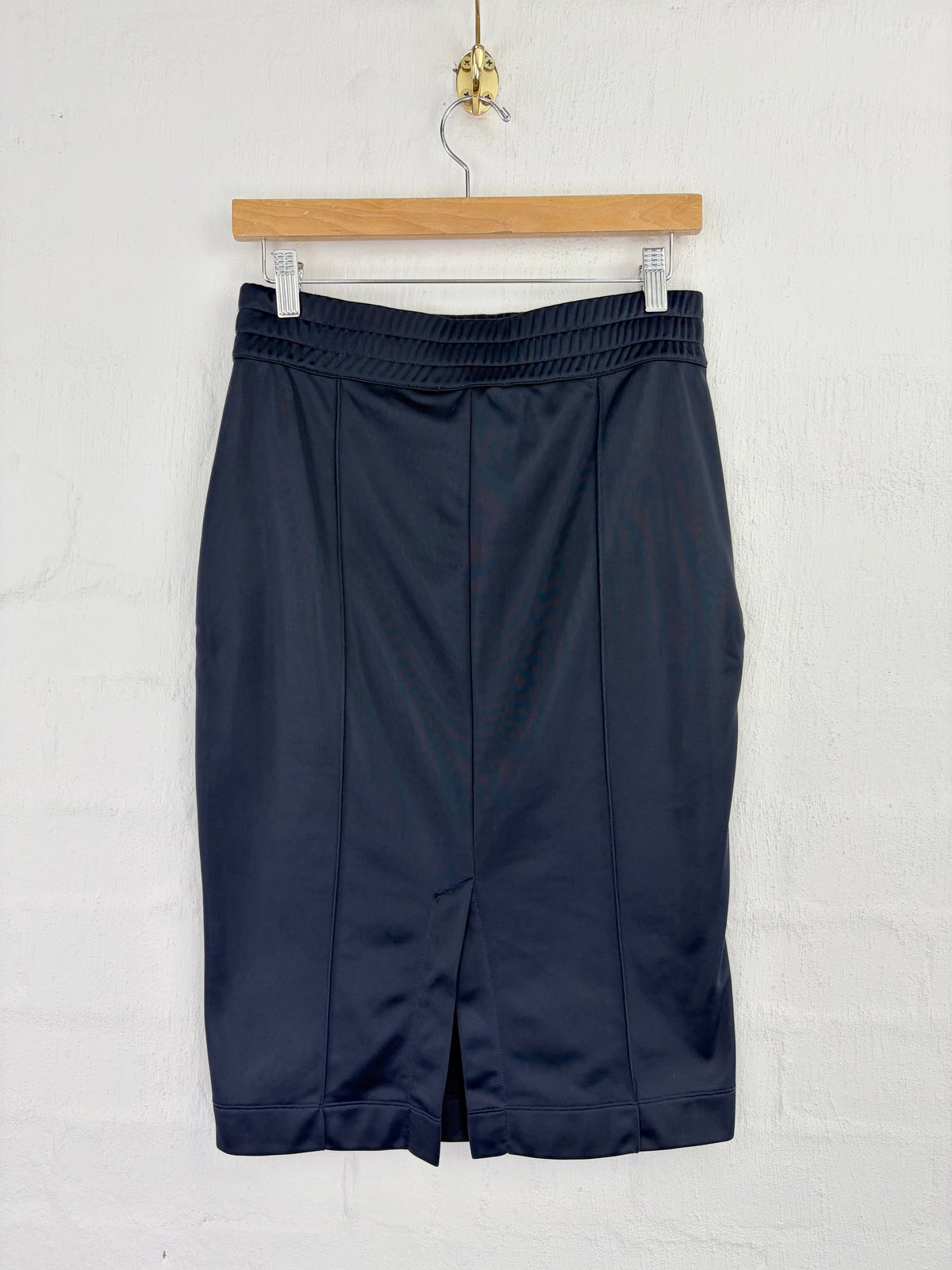 Acne Studios Navy Satin 'Clementina TR S' Technical Skirt NWT - AU10/12