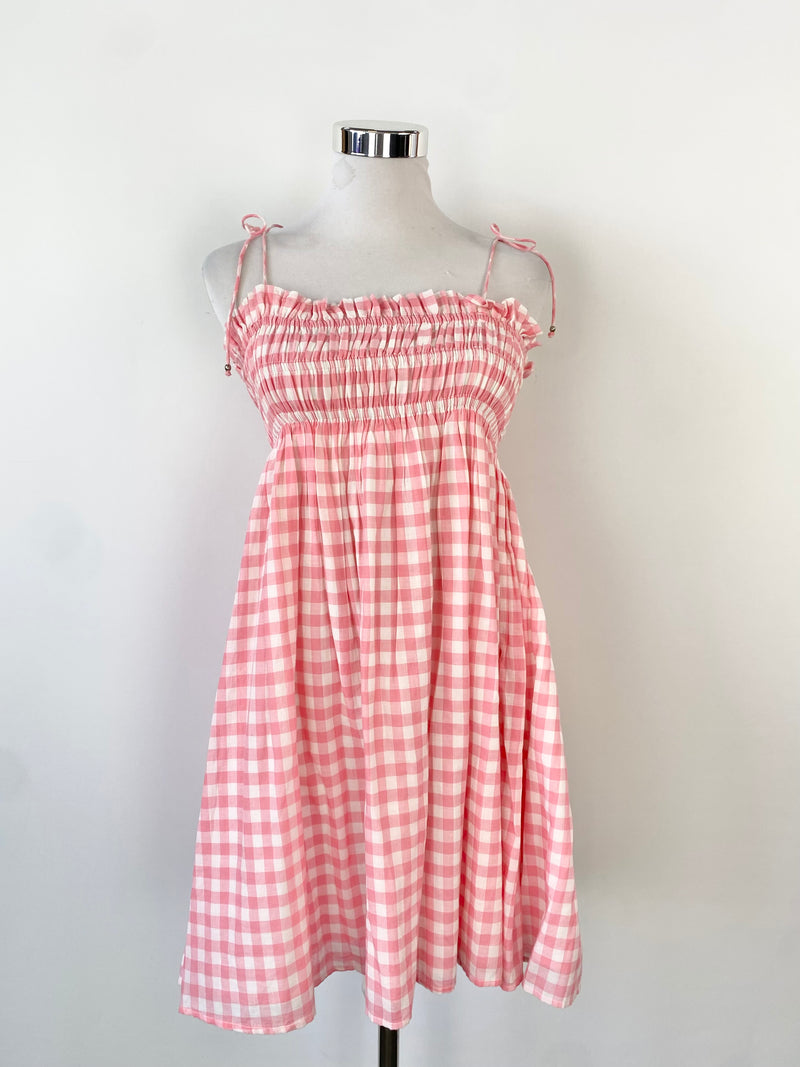 Steele Pink Gingham Dress - AU8