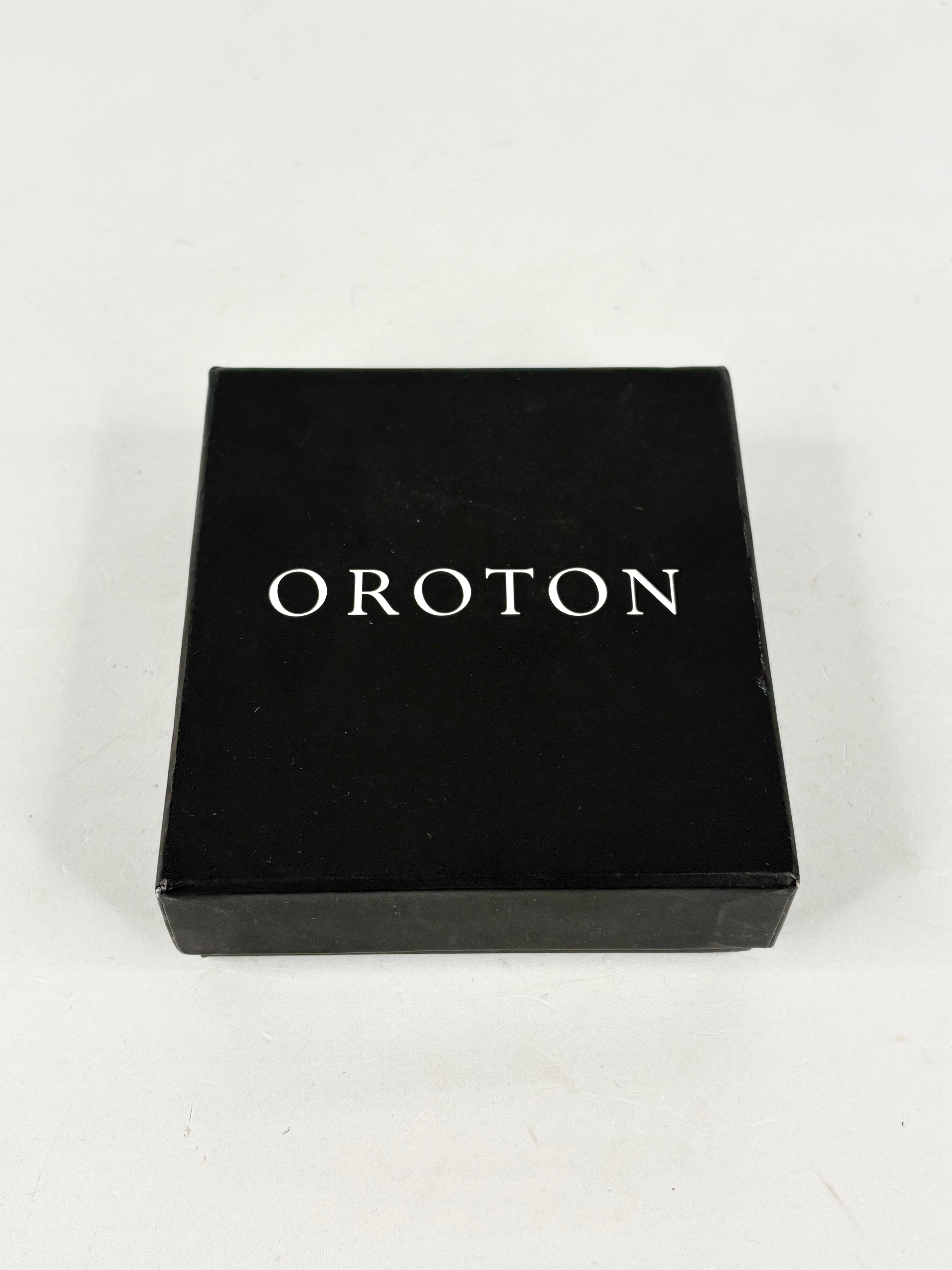 Oroton Silver Pave Heart Jewelry Gift Set