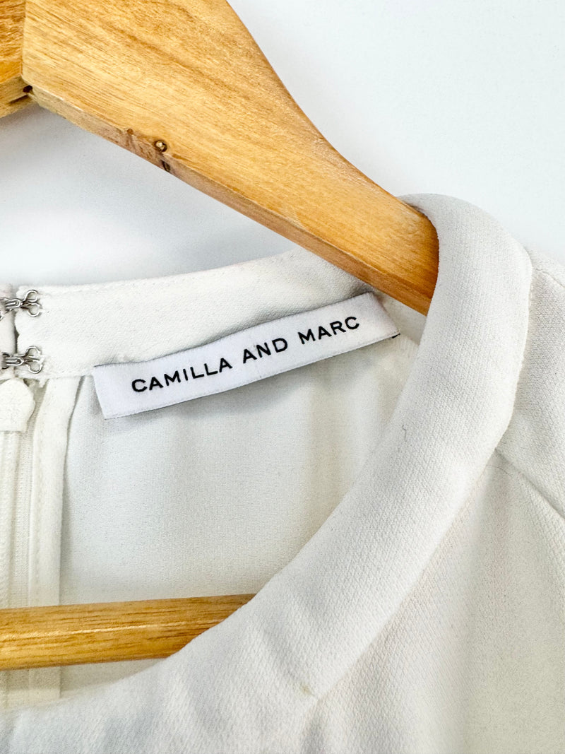 Camilla & Marc White Relaxed Fit T-Shirt - AU8/10